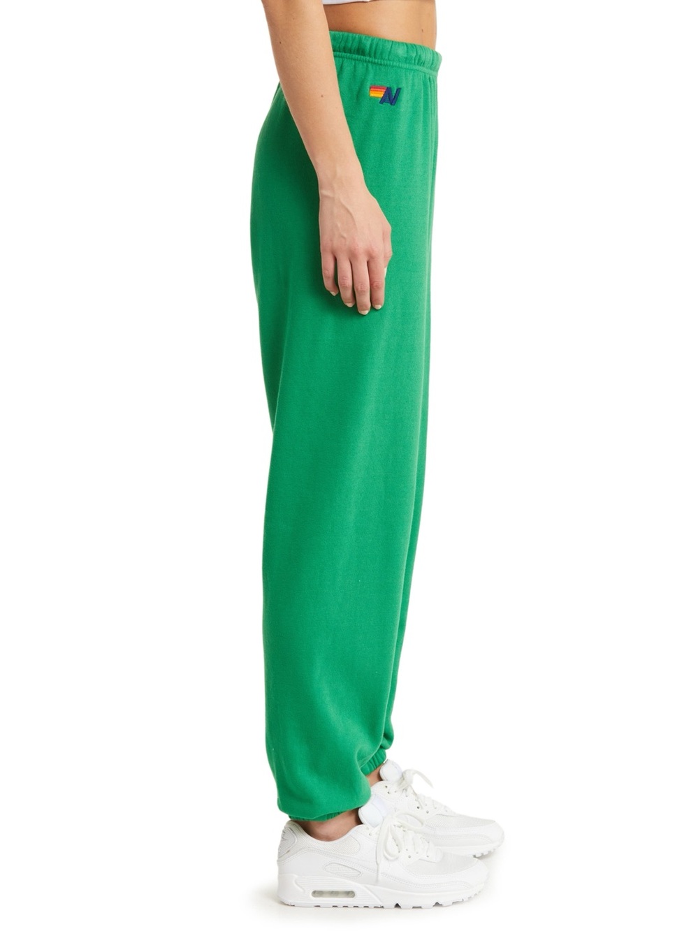 AVIATOR NATION Kelly Green & White Bolt Sweatpants - Picture 3 of 10